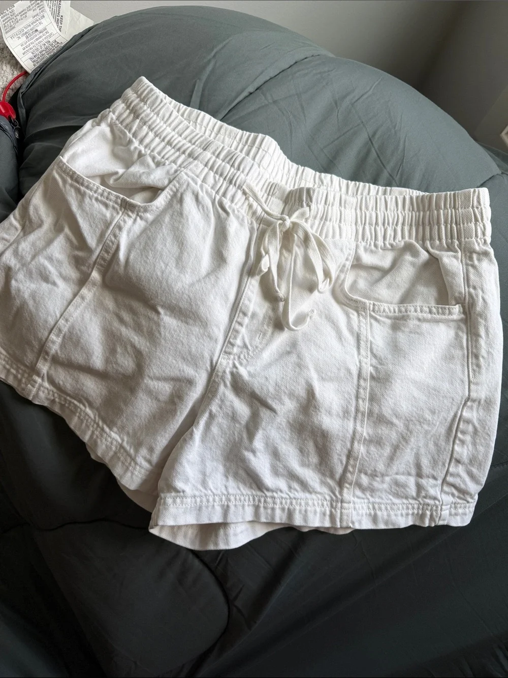 Universal Thread White High-Rise Drawstring Shorts - Picture 2 of 5